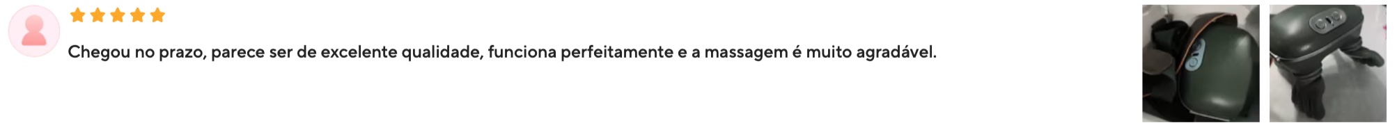 Avaliação de cliente